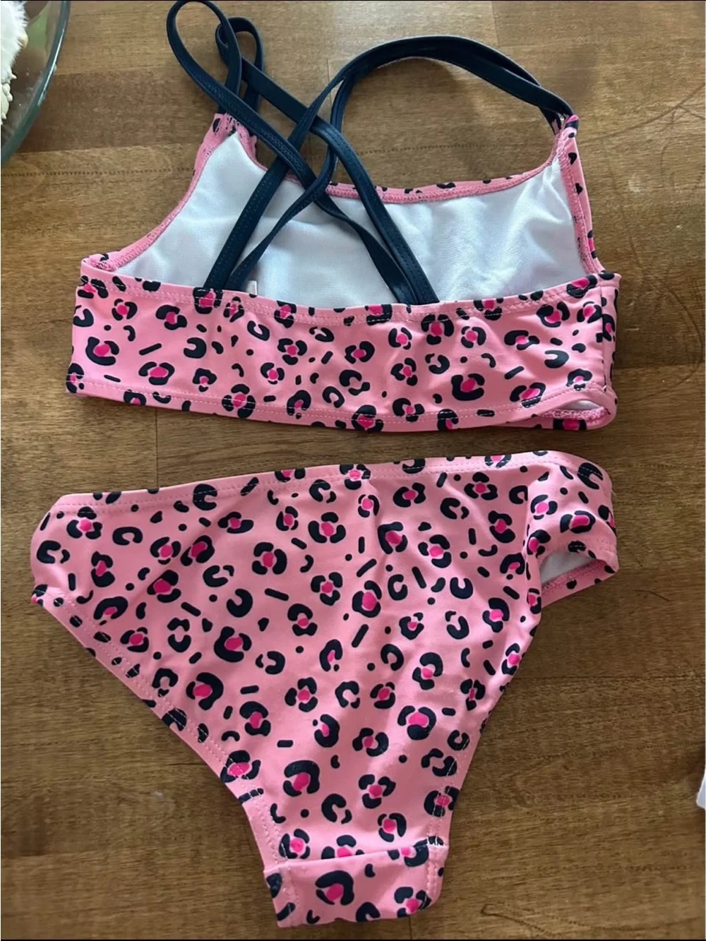 5-6 girls leopard bikini